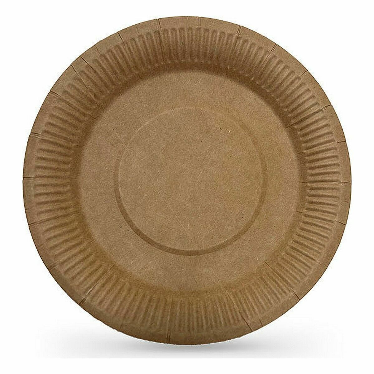 plade Algon Engangsanvendelse kraftpapir 10 Dele 23 cm (18 enheder)